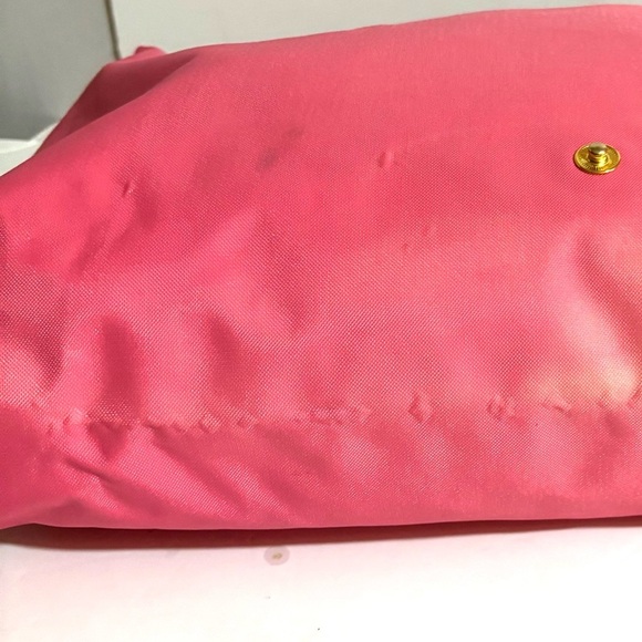 Longchamp le pliage pink decs folding documents case bag Tote salmon bag - Picture 11 of 12